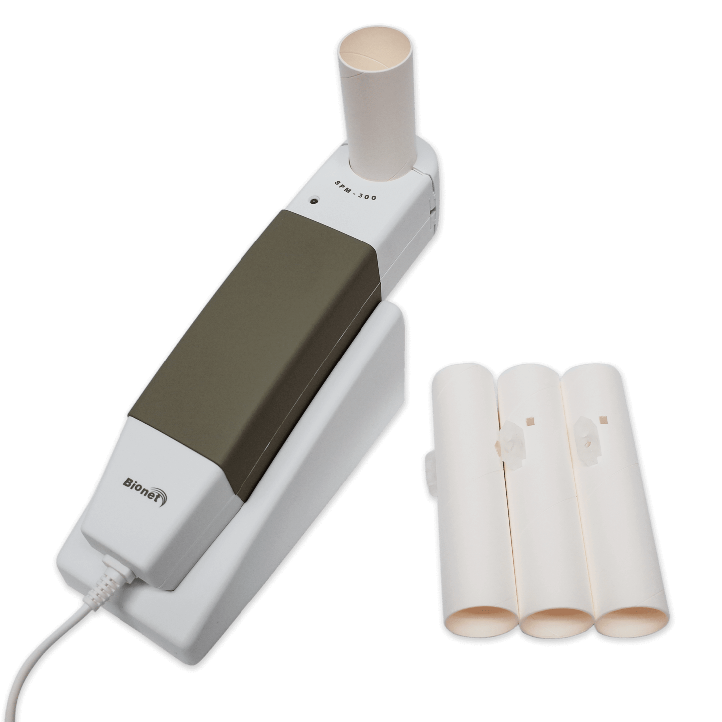 SPM-300 Pulmonary Function Testing Spirometer sensor handle cradle
